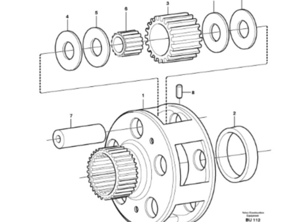 Планетарный механизм P4 (17235409).